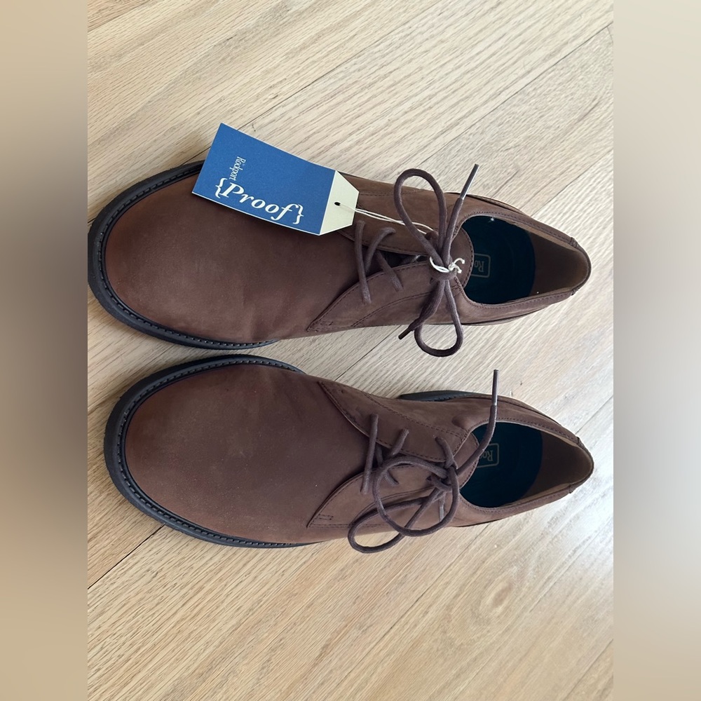 Rockport M1209 Brown Oiled Shoes - Picture 3 of 6